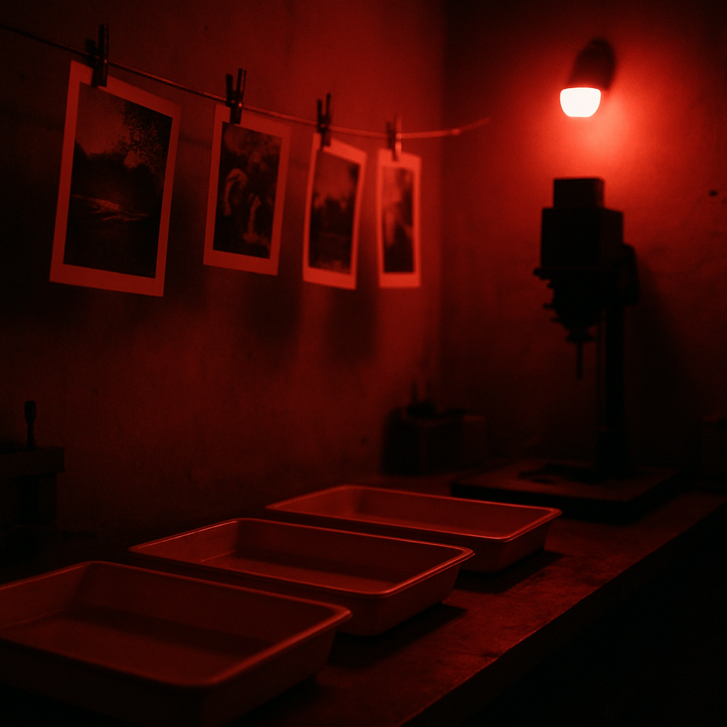 La chambre noire de Nina, où naissent ses images